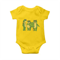 Frogs Together Strong Baby Onesie Portland Frog Resist Protest - Wonder Print Shop