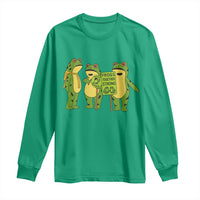 Frogs Together Strong Long Sleeve Shirt Portland Frog Resist Protest - Wonder Print Shop