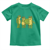 Frogs Together Strong Toddler T Shirt Portland Frog Resist Protest - Wonder Print Shop