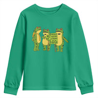 Frogs Together Strong Youth Sweatshirt Portland Frog Resist Protest - Wonder Print Shop