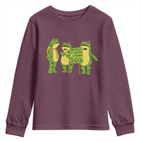 Frogs Together Strong Youth Sweatshirt Portland Frog Resist Protest - Wonder Print Shop