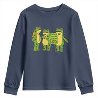 Frogs Together Strong Youth Sweatshirt Portland Frog Resist Protest - Wonder Print Shop