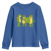 Frogs Together Strong Youth Sweatshirt Portland Frog Resist Protest - Wonder Print Shop