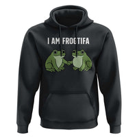 I Am Frogtifa Hoodie Portland Frog Resist Protest Handshake Frogs - Wonder Print Shop