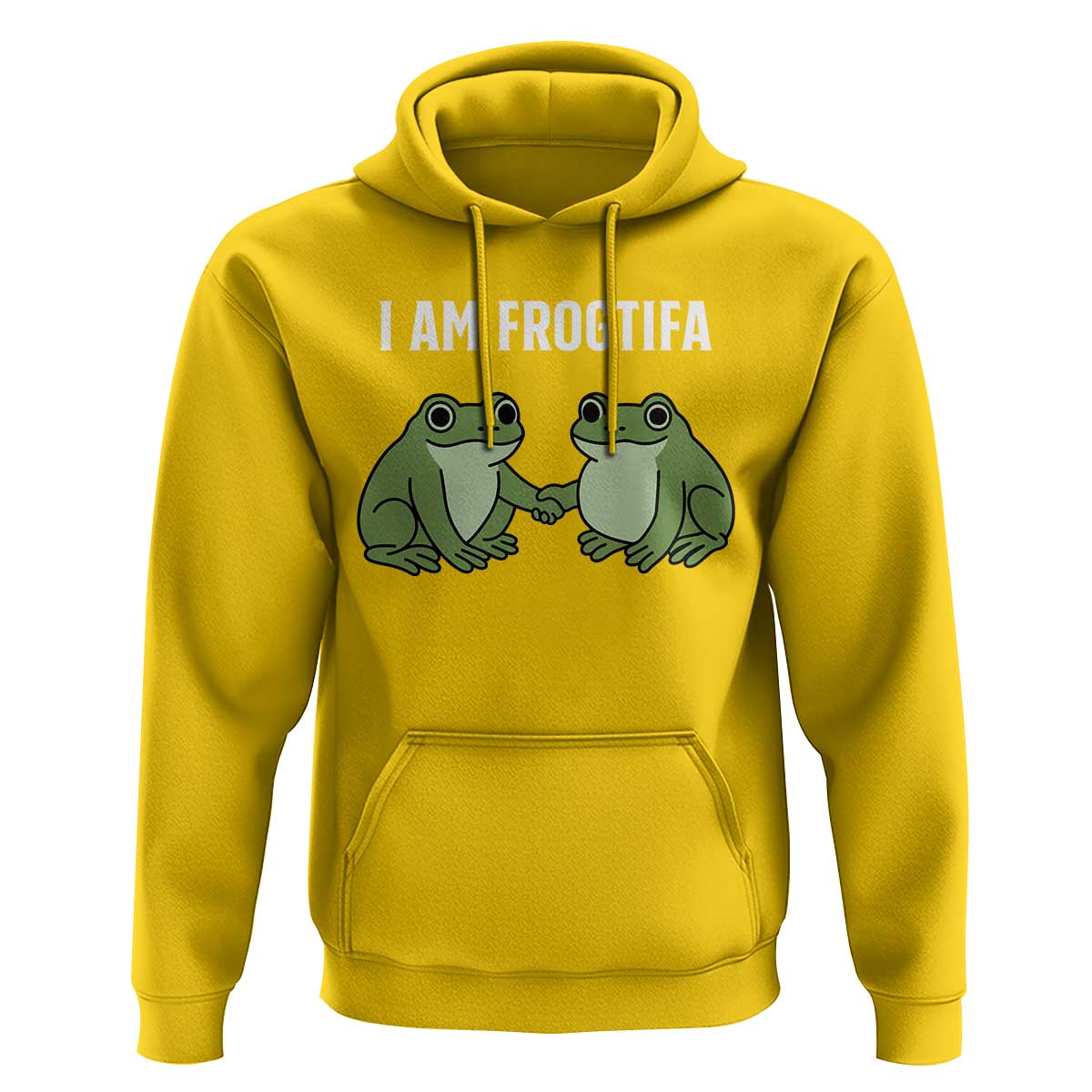 I Am Frogtifa Hoodie Portland Frog Resist Protest Handshake Frogs - Wonder Print Shop