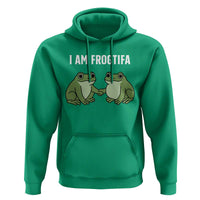 I Am Frogtifa Hoodie Portland Frog Resist Protest Handshake Frogs - Wonder Print Shop