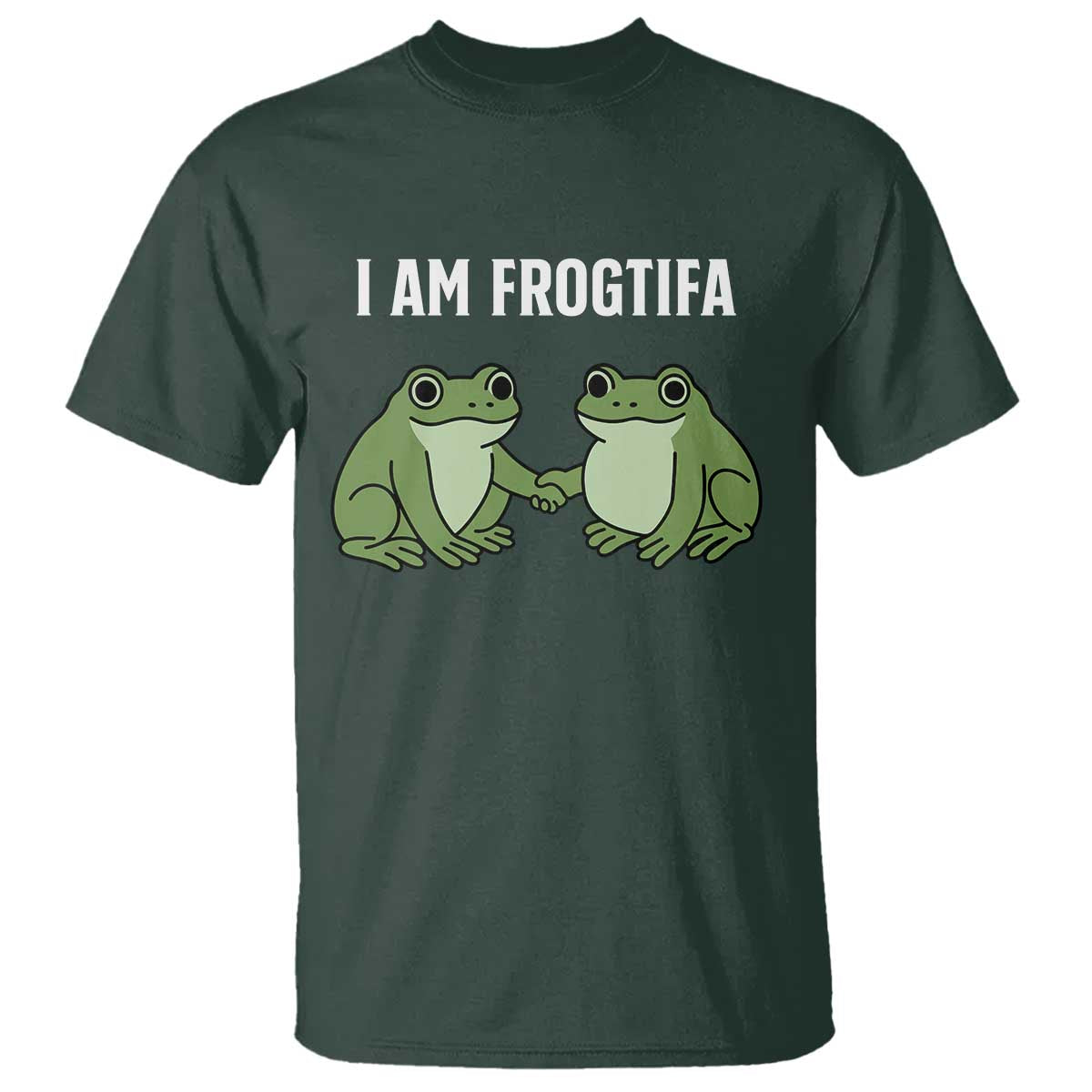 I Am Frogtifa T Shirt Portland Frog Resist Protest Handshake Frogs - Wonder Print Shop