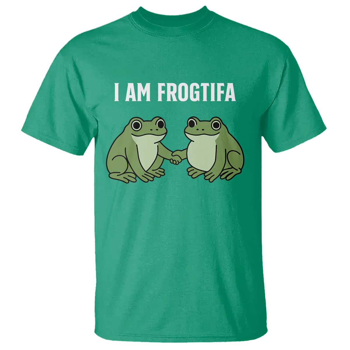 I Am Frogtifa T Shirt Portland Frog Resist Protest Handshake Frogs - Wonder Print Shop