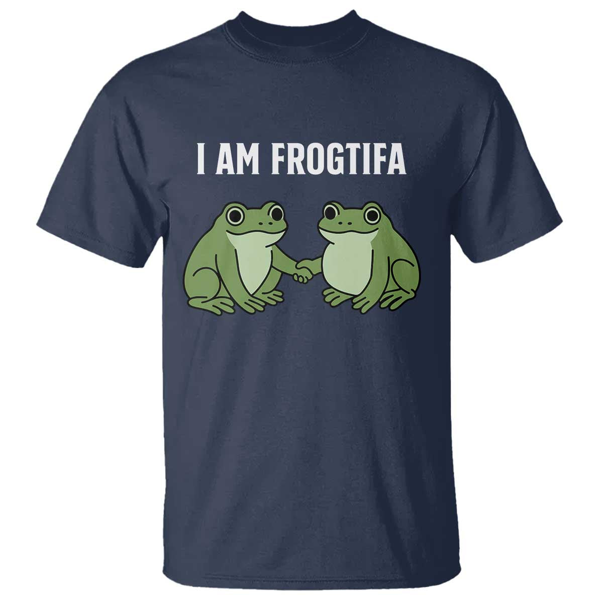 I Am Frogtifa T Shirt Portland Frog Resist Protest Handshake Frogs - Wonder Print Shop