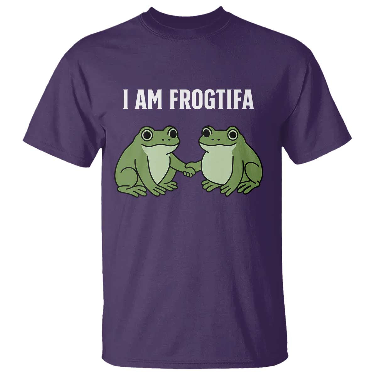 I Am Frogtifa T Shirt Portland Frog Resist Protest Handshake Frogs - Wonder Print Shop