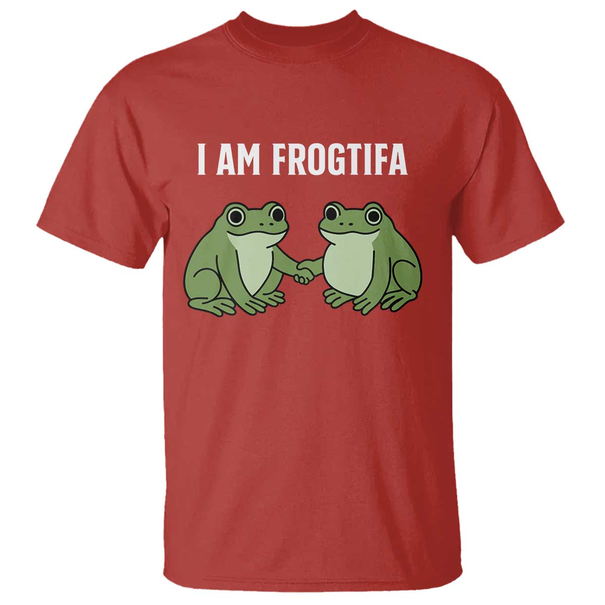 I Am Frogtifa T Shirt Portland Frog Resist Protest Handshake Frogs - Wonder Print Shop