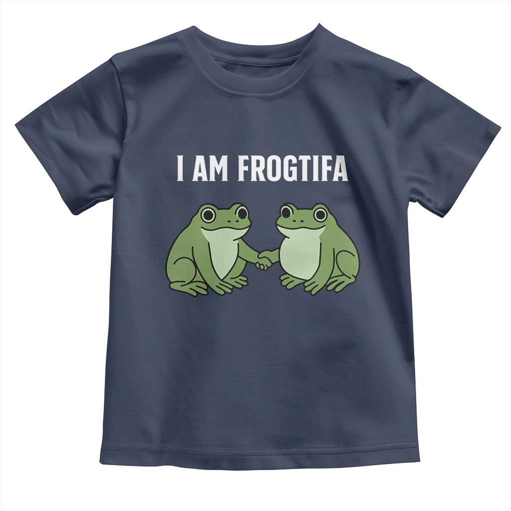 I Am Frogtifa Toddler T Shirt Portland Frog Resist Protest Handshake Frogs - Wonder Print Shop