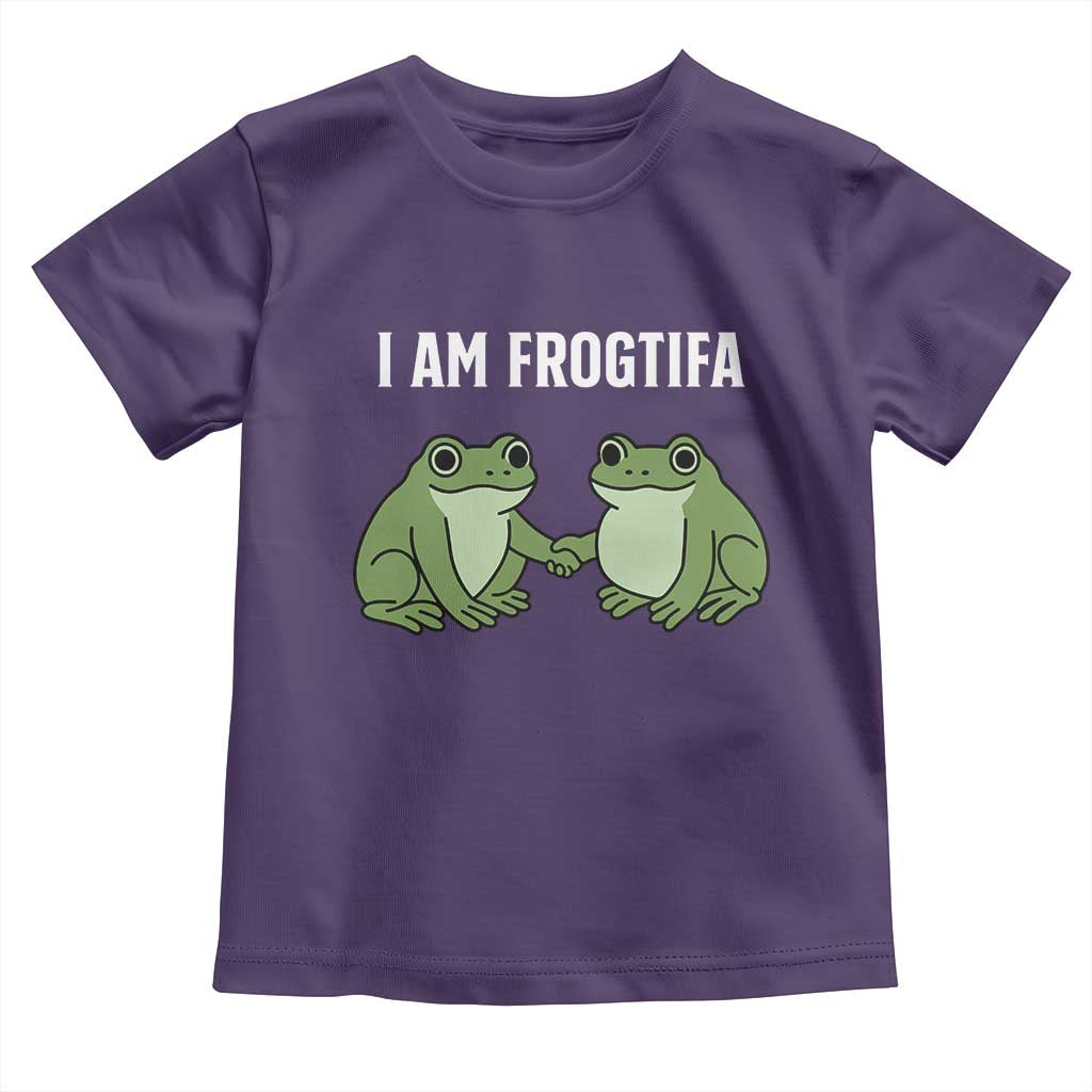 I Am Frogtifa Toddler T Shirt Portland Frog Resist Protest Handshake Frogs - Wonder Print Shop