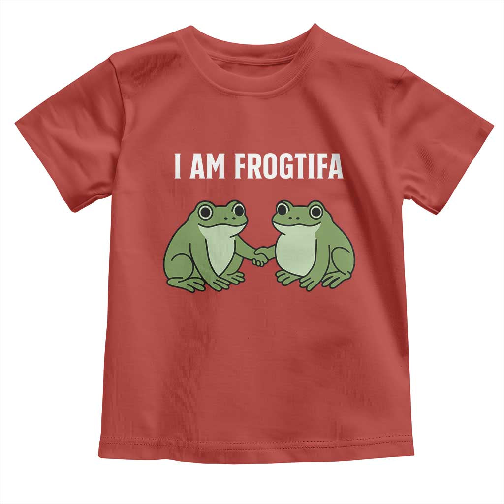 I Am Frogtifa Toddler T Shirt Portland Frog Resist Protest Handshake Frogs - Wonder Print Shop