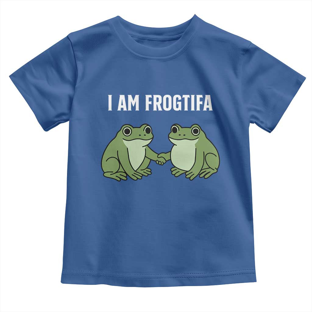 I Am Frogtifa Toddler T Shirt Portland Frog Resist Protest Handshake Frogs - Wonder Print Shop