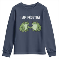I Am Frogtifa Youth Sweatshirt Portland Frog Resist Protest Handshake Frogs - Wonder Print Shop