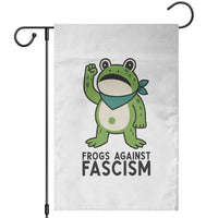 Frogs Against Fascism Garden Flag Portland Resist Protest Antifascist TS02
