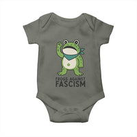 Frogs Against Fascism Baby Onesie Portland Resist Protest Antifascist - Wonder Print Shop
