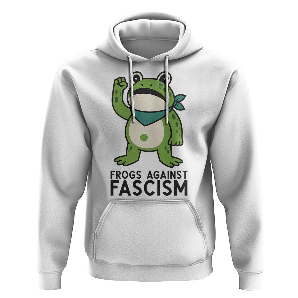 Frogs Against Fascism Hoodie Portland Resist Protest Antifascist - Wonder Print Shop