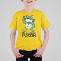 Frogs Against Fascism T Shirt For Kid Portland Resist Protest Antifascist - Wonder Print Shop