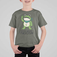 Frogs Against Fascism T Shirt For Kid Portland Resist Protest Antifascist - Wonder Print Shop