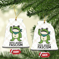 Frogs Against Fascism Ceramic Ornament Portland Resist Protest Antifascist - Wonder Print Shop