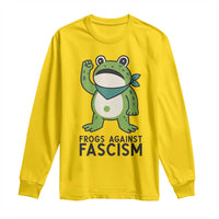 Frogs Against Fascism Long Sleeve Shirt Portland Resist Protest Antifascist - Wonder Print Shop