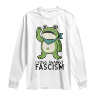 Frogs Against Fascism Long Sleeve Shirt Portland Resist Protest Antifascist - Wonder Print Shop