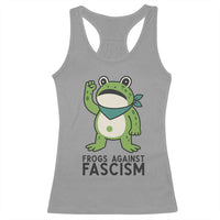 Frogs Against Fascism Racerback Tank Top Portland Resist Protest Antifascist - Wonder Print Shop