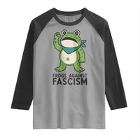 Frogs Against Fascism Raglan Shirt Portland Resist Protest Antifascist - Wonder Print Shop