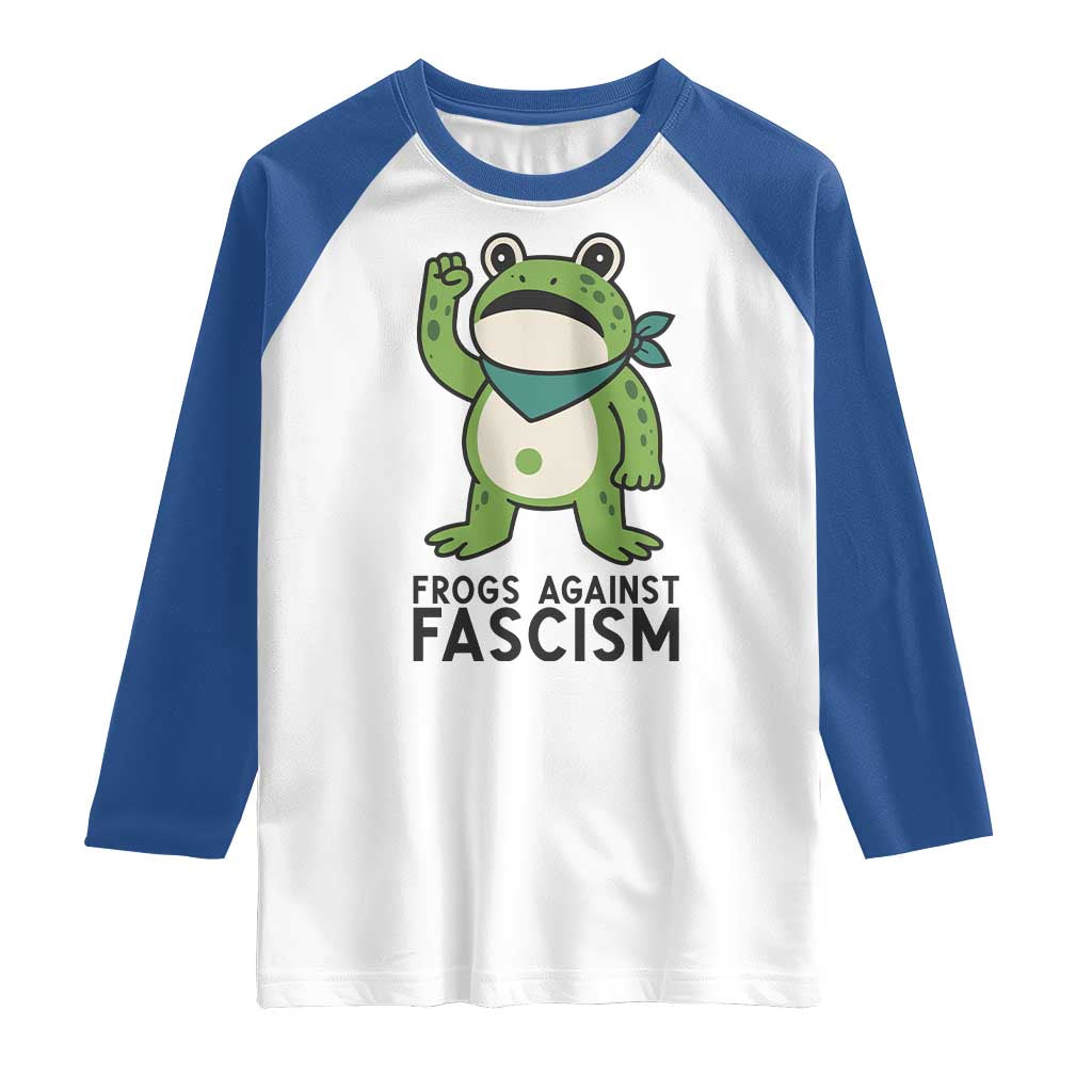 Frogs Against Fascism Raglan Shirt Portland Resist Protest Antifascist - Wonder Print Shop