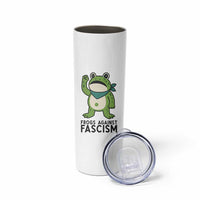 Frogs Against Fascism Skinny Tumbler Portland Resist Protest Antifascist TS02
