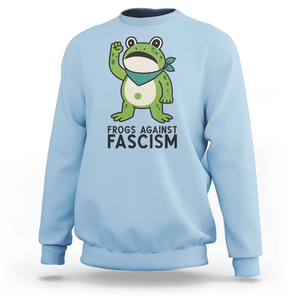 Frogs Against Fascism Sweatshirt Portland Resist Protest Antifascist - Wonder Print Shop