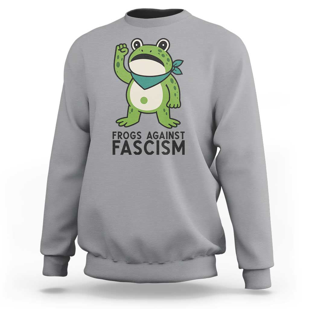 Frogs Against Fascism Sweatshirt Portland Resist Protest Antifascist - Wonder Print Shop