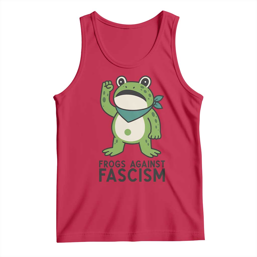 Frogs Against Fascism Tank Top Portland Resist Protest Antifascist - Wonder Print Shop