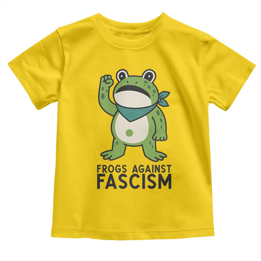 Frogs Against Fascism Toddler T Shirt Portland Resist Protest Antifascist - Wonder Print Shop