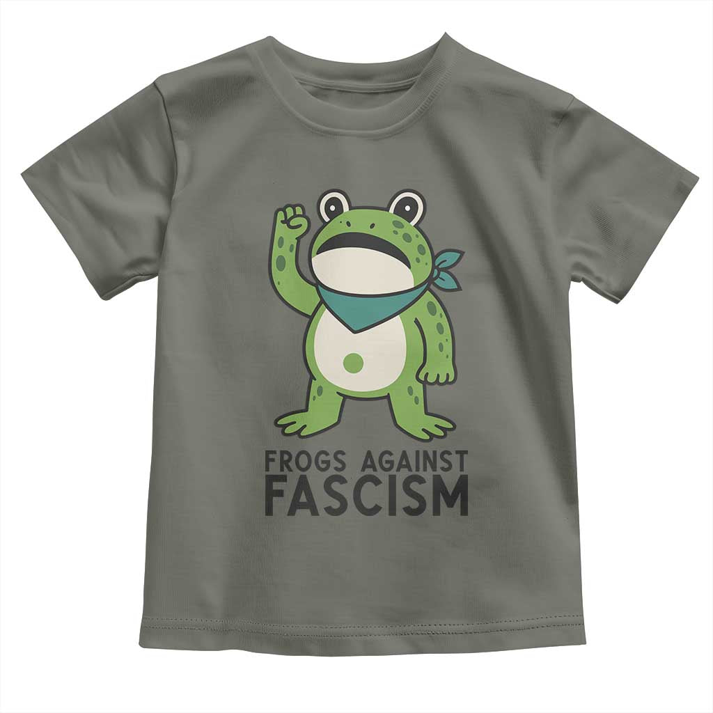 Frogs Against Fascism Toddler T Shirt Portland Resist Protest Antifascist - Wonder Print Shop