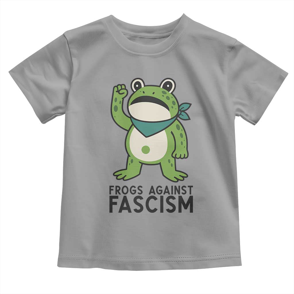 Frogs Against Fascism Toddler T Shirt Portland Resist Protest Antifascist - Wonder Print Shop