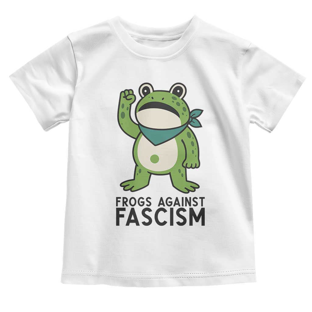 Frogs Against Fascism Toddler T Shirt Portland Resist Protest Antifascist - Wonder Print Shop