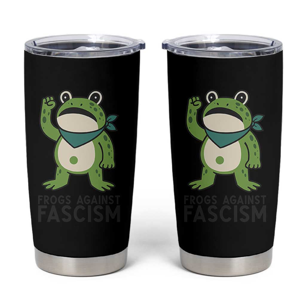 Frogs Against Fascism Tumbler Cup Portland Resist Protest Antifascist - Wonder Print Shop