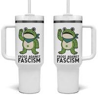 Frogs Against Fascism Tumbler With Handle Portland Resist Protest Antifascist TS02