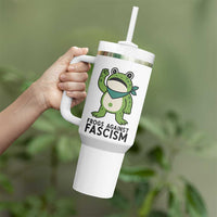 Frogs Against Fascism Tumbler With Handle Portland Resist Protest Antifascist TS02