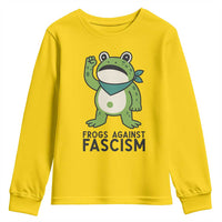 Frogs Against Fascism Youth Sweatshirt Portland Resist Protest Antifascist - Wonder Print Shop