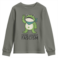 Frogs Against Fascism Youth Sweatshirt Portland Resist Protest Antifascist - Wonder Print Shop