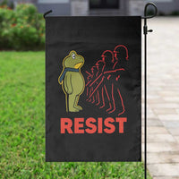Frog Resist Garden Flag Free Portland Political Satire - Wonder Print Shop