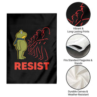 Frog Resist Garden Flag Free Portland Political Satire - Wonder Print Shop