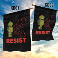 Frog Resist Garden Flag Free Portland Political Satire - Wonder Print Shop