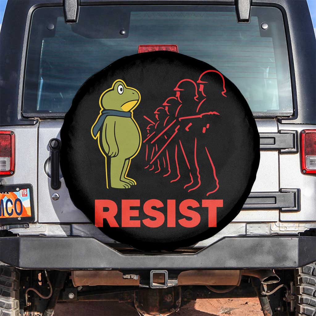 Frog Resist Spare Tire Cover Free Portland Political Satire - Wonder Print Shop