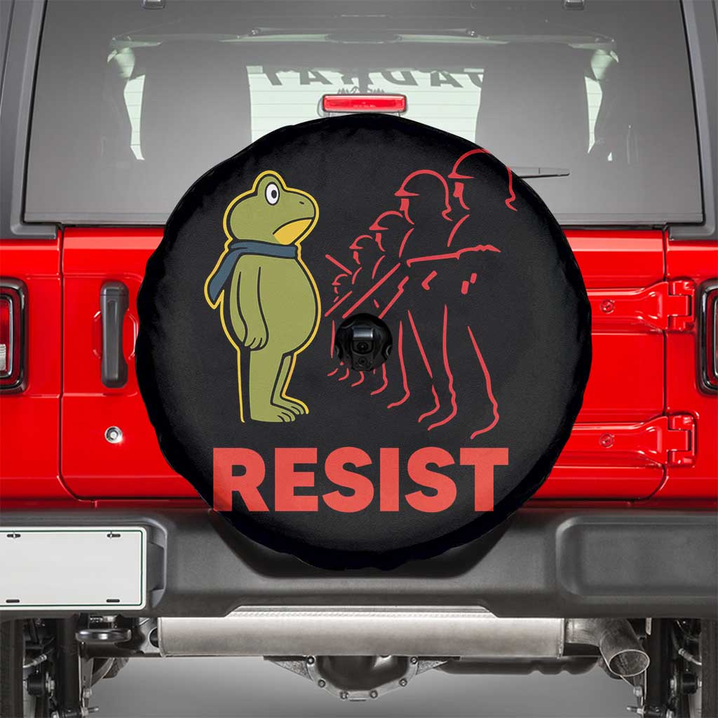 Frog Resist Spare Tire Cover Free Portland Political Satire - Wonder Print Shop