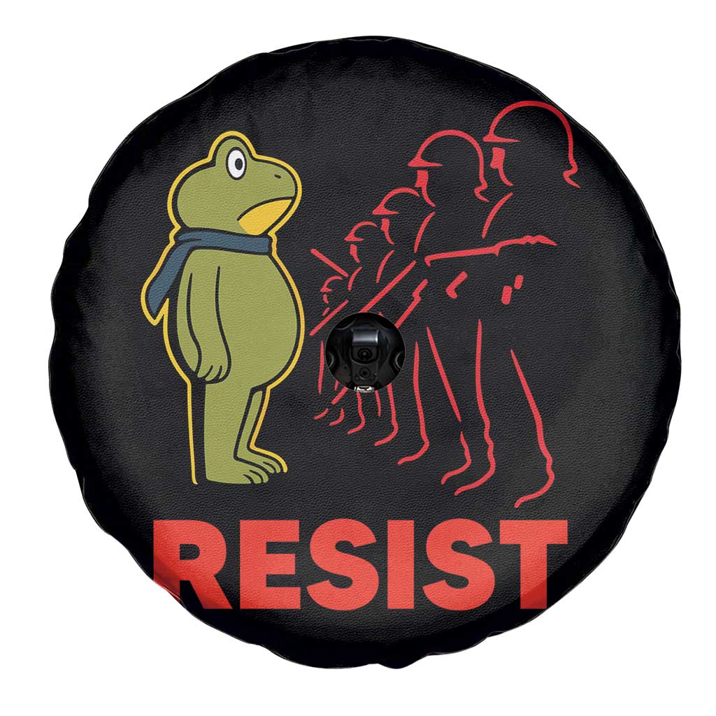 Frog Resist Spare Tire Cover Free Portland Political Satire - Wonder Print Shop